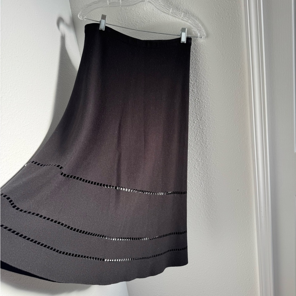 EUC Banana Republic Black Midi Skirt